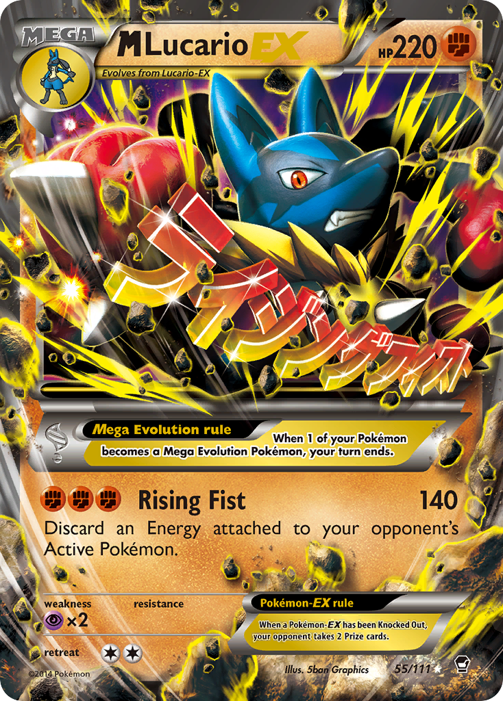 Furious Fists M Lucario EX #55/111